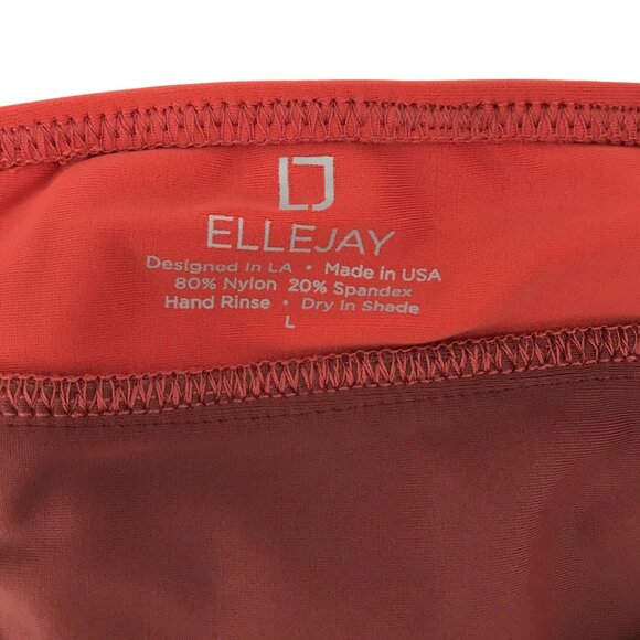 NWT Ellejay Womens Brown Terra-Cotta Ruby High leg Bikini Bottom Size XS - Picture 3 of 5